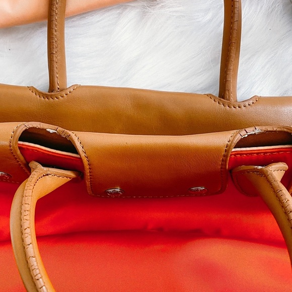 Orange and Tan Crossbody Bag - Picture 6 of 9